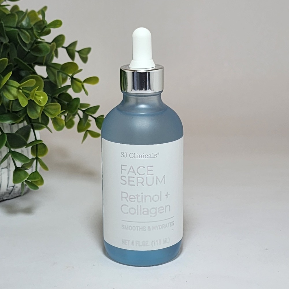 SJ Clinicals Retinol + Collagen Face serum Hydrates & Smooths 4 fl oz